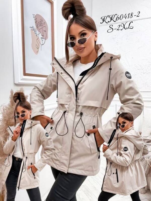 Kurtki damskie cienki Roz S-2XL, 1 Kolor Paczka 5 szt 1